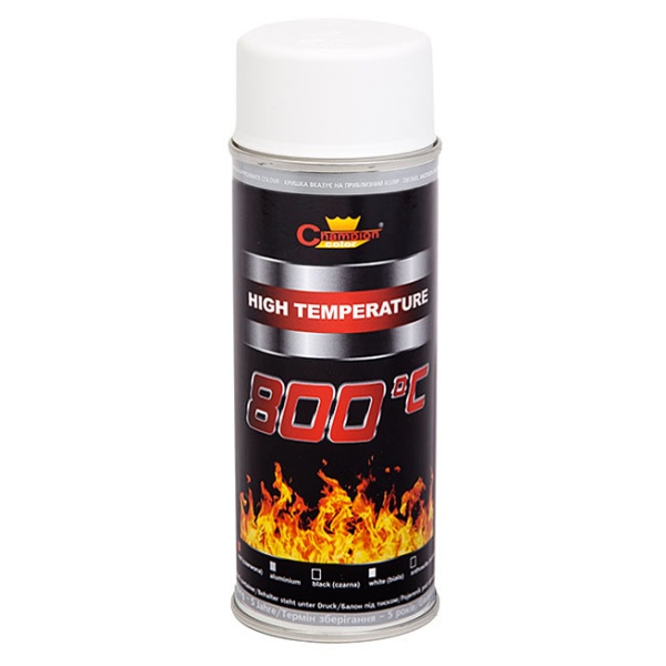 Spray Vopsea Champion Color Rezistent Termic Alb +800°C 400ML TCT-4916